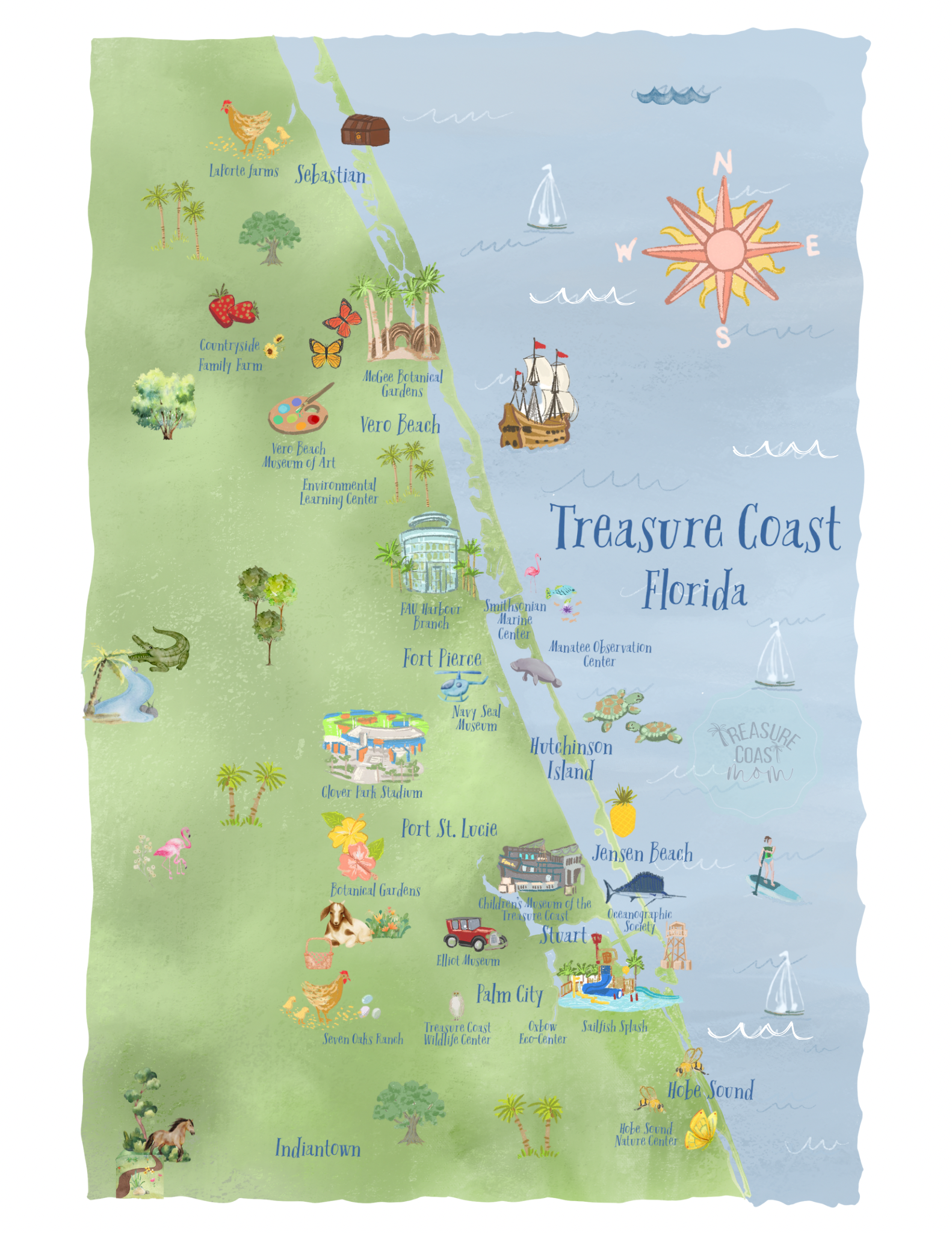 Treasure Coast Map