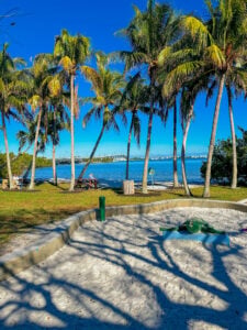 beach view at Sewall's Point Park 