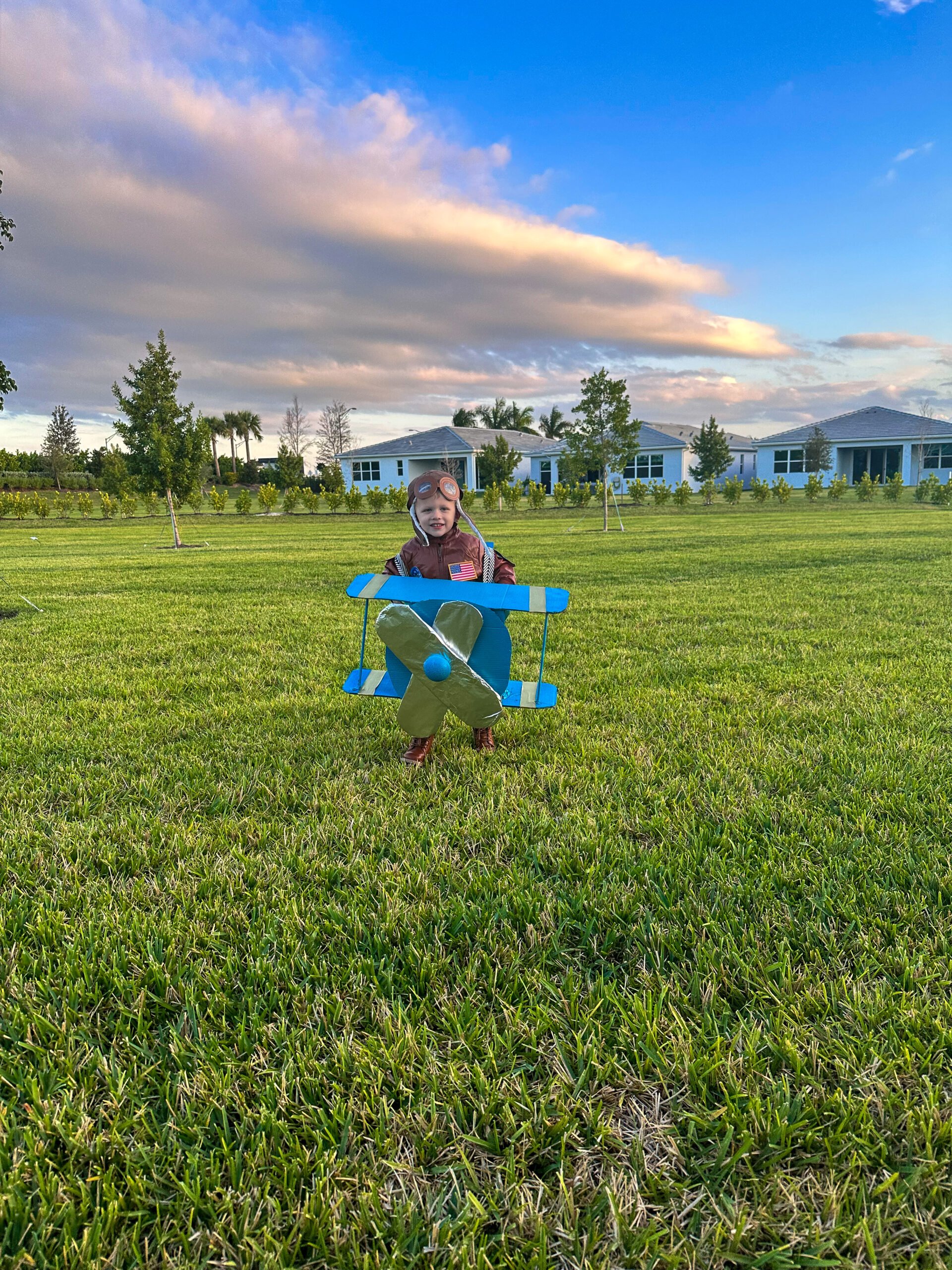 DIY airplane costume